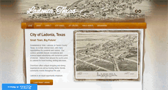 Desktop Screenshot of cityofladonia.com